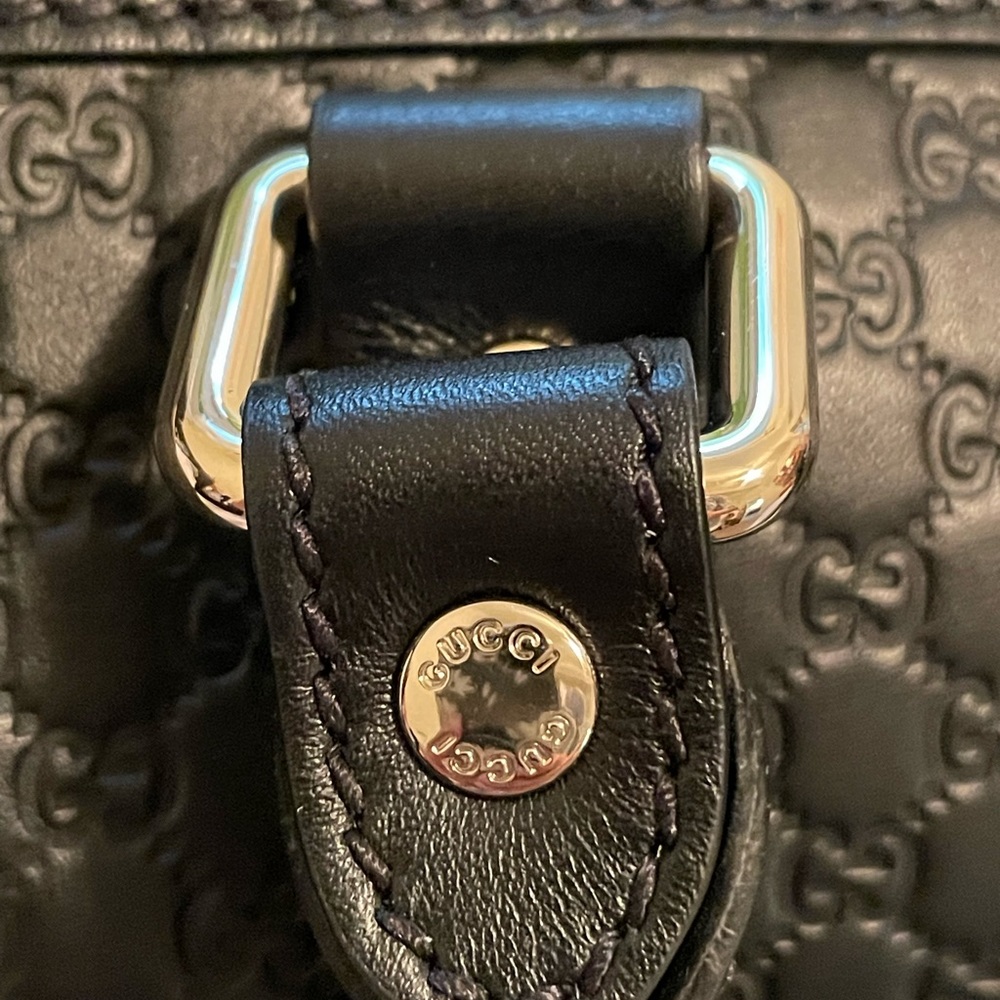 GUCCI Boston Guccissima new black leather authenti - Picture 8 of 14